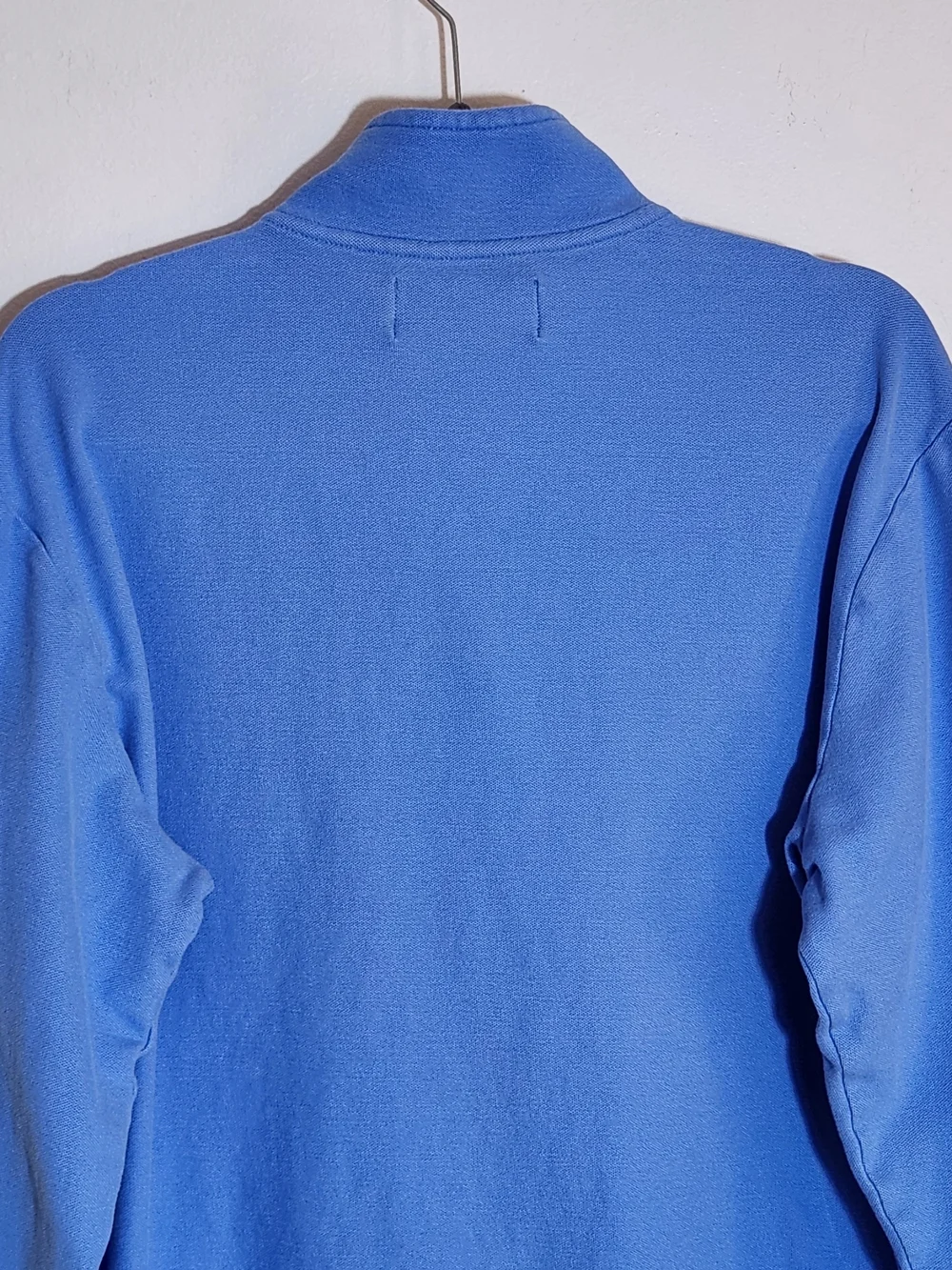 Vineyard Vines Blue Quarter Zip Pullover Sweater Size Large Flaw